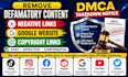 takedown remove harassing defamatory content instagram facebook reddit google