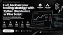 backtest your trading strategy with python or pine script