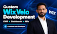 develop custom wix velo functionality and web applications
