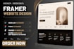framer website, framer website design, framer landing page, framer website