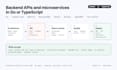 build your backend api and microservices in golang or nestjs