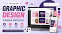 create custom canva designs for social media and business