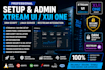 setup admin server, xtream ui, xui one, drm script, linux server, with restream
