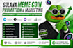 boost solana memecoin pumpfun crypto token presale telegram and x promotion