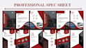 design product sell sheet spec sheet product catalog and data sheet