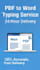 do fast typing, handwritten typing and  data entry