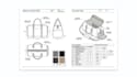 make duffle bag, travel bag, luggage and backpack tech pack design with sketch