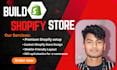 build shopify store create custom website design and e commerce SEO