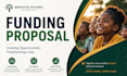 research nonprofit grants write impact proposal funding pitch deck