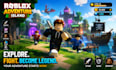 build a custom roblox game, roblox with luau scripting, systems, maps and UI