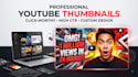 create a youtube thumbnail designs