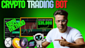 develop python automated ai crypto trading bot with exchange api integration