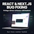 fix react nextjs javascript bugs and errors