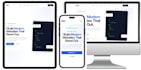 create a responsive HTML CSS javascript website
