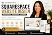 squarespace website design squarespace website redesign squarespace landing page