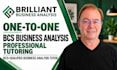 provide one to one bcs business analysis tutoring