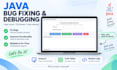 debug and fix java python c and c plus plus code