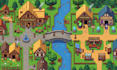 do 2d top down pixel art tileset game art tilemap rpg maker sprite sheet asset