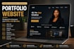 create a professional canva portfolio website