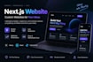 build a responsive nextjs landing page