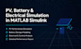 simulate solar pv, battery and electrical system in matlab simulink