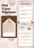 provide pet care planner printable bundle