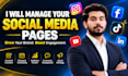 manage your social media pages