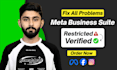 fix meta business suite problems, errors and setup meta pixel for meta ads