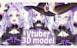 create custom vrchat vtuber 3d avatars, character modeling, rigging and animatio