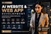 build an ai website, ai web app, ai saas platform or ai chatbot