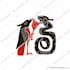 design a fu blessing dragon calligraphy png wall art