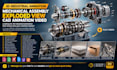 do 3d industrial animation mechanical assembly exploded view cad animation video