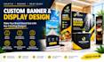 design roll up banner, retractable banner, standee, pull up banner