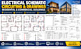 design electrical schematic circuiting wiring drawing for residential building