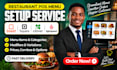 setup restaurant pos menu for toast square clover and lightspeed