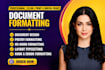 do ms word formatting, poetry formatting, document formatting typesetting design