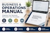create a professional business and operations manual