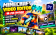 be your minecraft gaming video editor for youtube