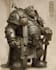 create a grimdark sci fi warhammer 40k inspired character