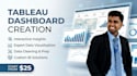 design interactive tableau dashboard and data visualization