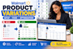 manage walmart product variations setup fixes and optimization