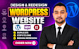 redesign, copy, clone or duplicate any website to wordpress