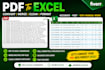 do convert PDF to excel with accurate data entry and merging