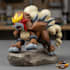 create a 3d printable character model in zbrush