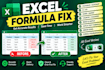 fix excel formulas and spreadsheet errors