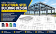 do structural steel building design, shop drawing, and fabrication drawing