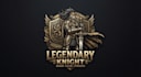 design a powerful and legendary knight logo