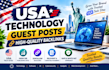publish technology guest posts on USA websites with high quality backlinks