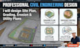 grading drainage plan erosion control site utility plan civil engineering plan