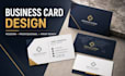 design a modern professional business card